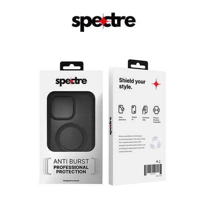Spectre Stealth Case With Kick Stand For iPhone 16 Pro Series