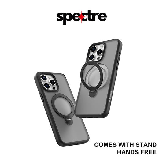 Spectre Stealth Case With Kick Stand For iPhone 16 Pro Series