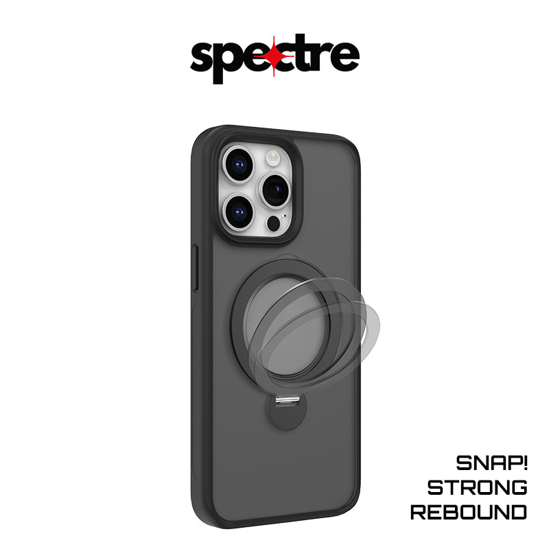 Spectre Stealth Case With Kick Stand For iPhone 16 Pro Series
