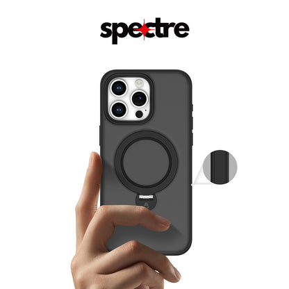 Spectre Stealth Case With Kick Stand For iPhone 16 Pro Series