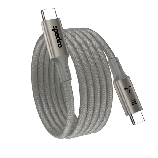 Spectre Magnetic USB-C To USB-C Cable 100w 1.5M