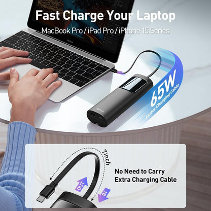 iWalk Tanker Power Bank 20,000 mah 65W With Built In Cables