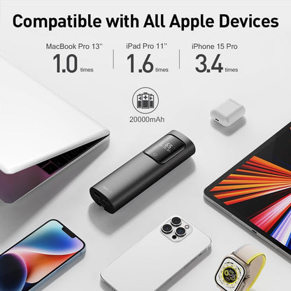 iWalk Tanker Power Bank 20,000 mah 65W With Built In Cables