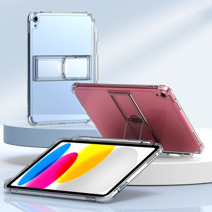 Clear Case For iPad 10.9 - 10th Gen.  With Stand And Pen Holder