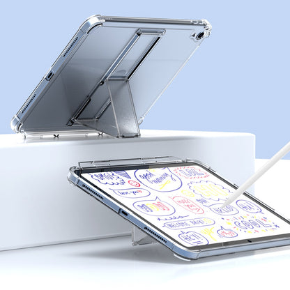 Clear Case For iPad 10.9 - 10th Gen.  With Stand And Pen Holder